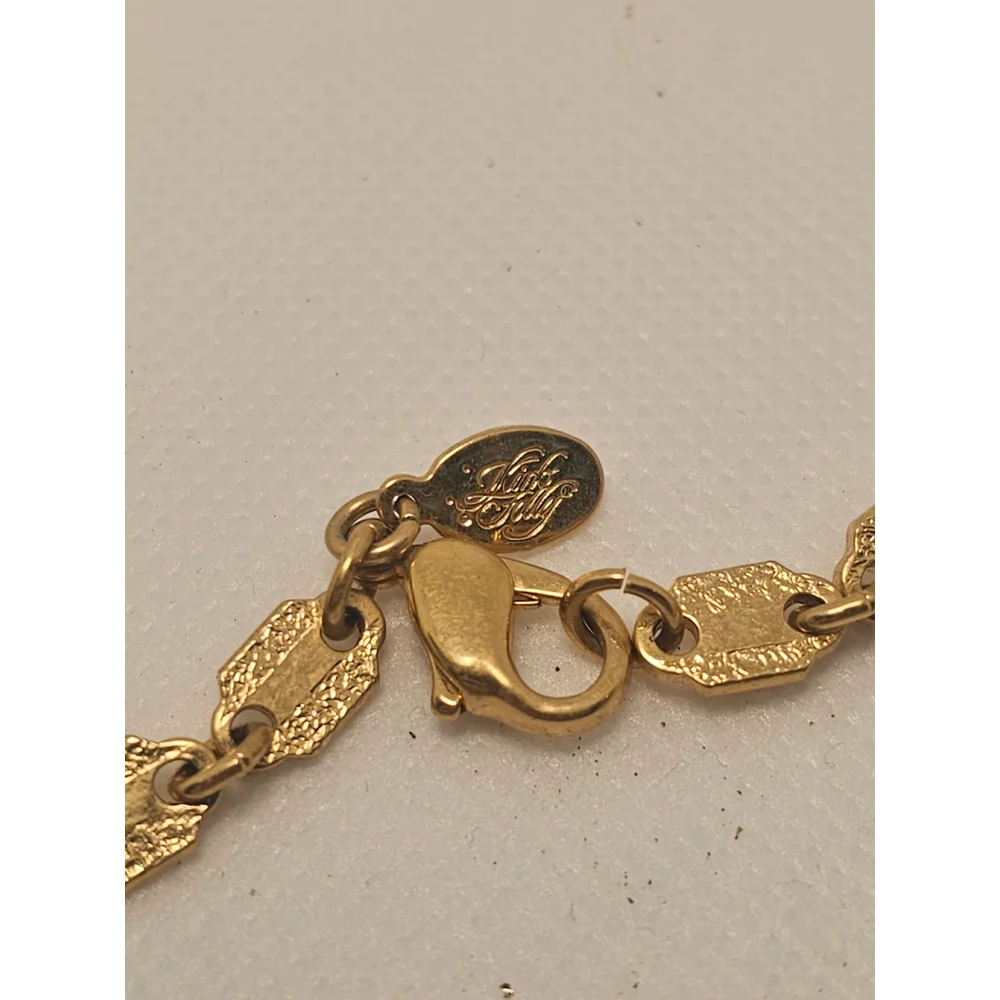 Kirk's Folly goldtoned cherub charm necklace with rings - Picture 5 of 7